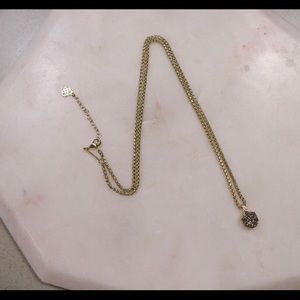 Kendra Scott Platinum Drusy Oliver Necklace